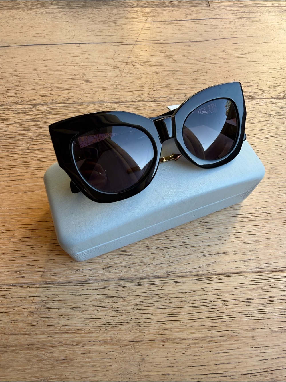 Karen Walker northern lights Black Cat-Eye Women's Sunglasses - with tag